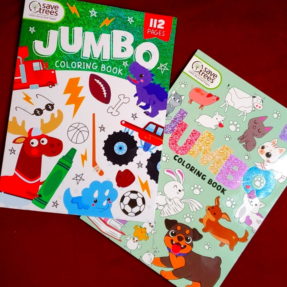 Jumbo Coloring &‎ Activity Books